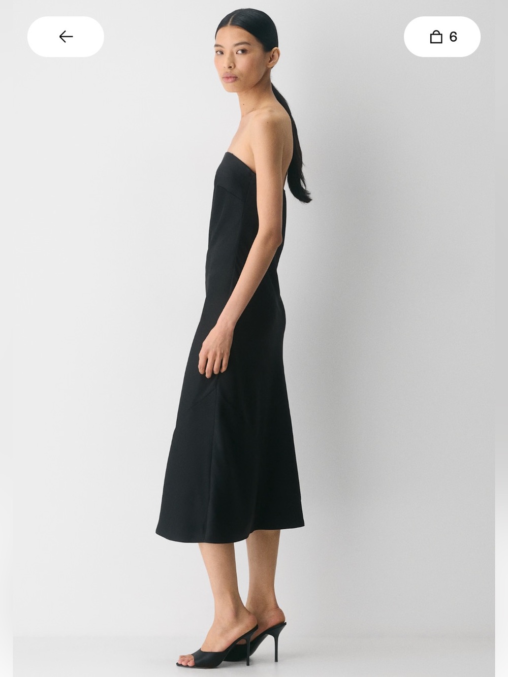 ARITZIA - Charmaine Satin Dress - Picture 5 of 6